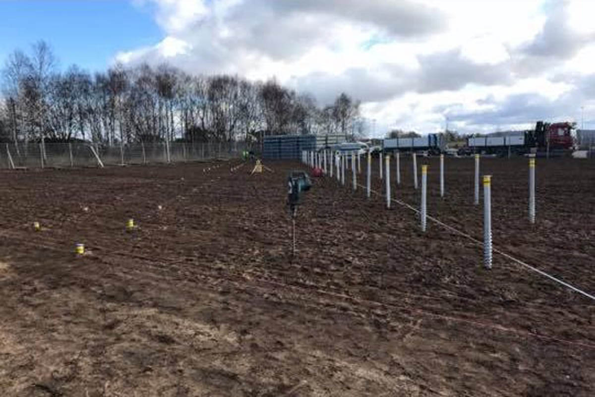 Jordskruer solceller